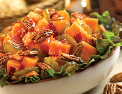 Sweet Potato and Pickle Salad