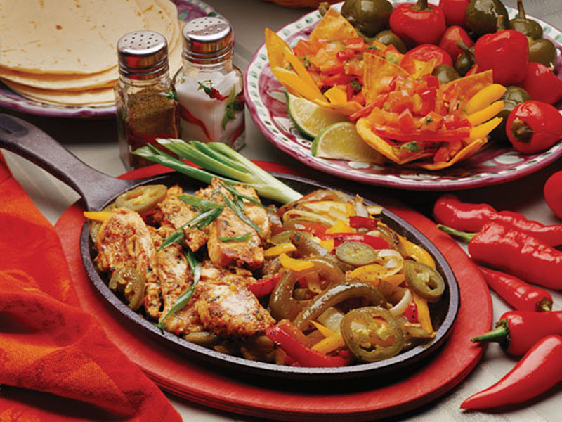 Chicken & Pickled Pepper Fajitas 