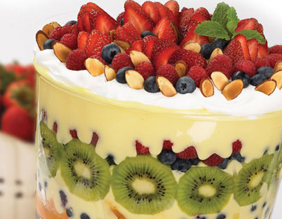 Easy Fruit Trifle